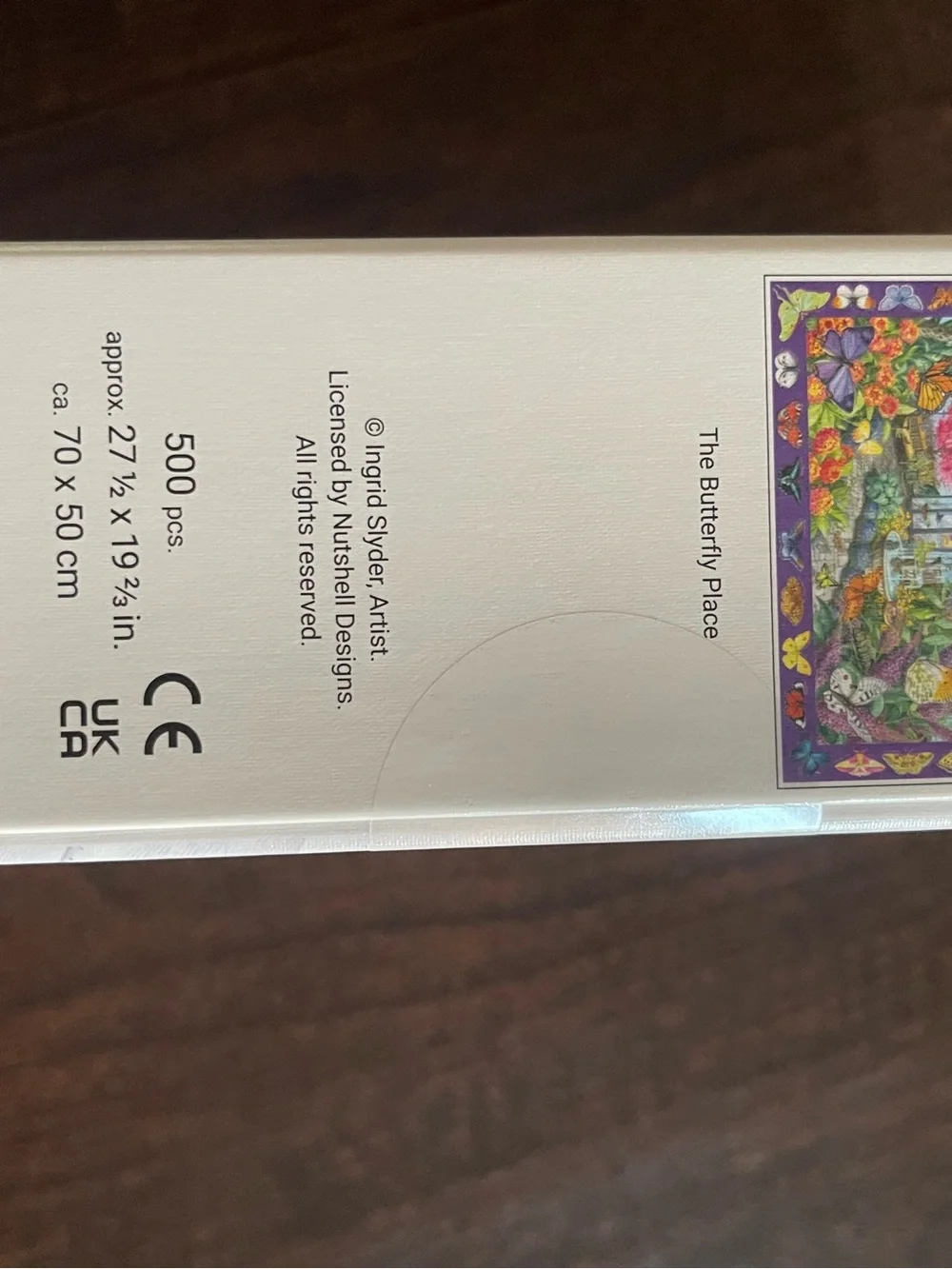 NWT Ravensburger 500 Large Piece Butterfly Flower puzzle